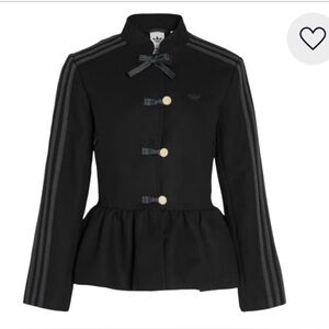 Adidas Women's Black Peplum Blazer